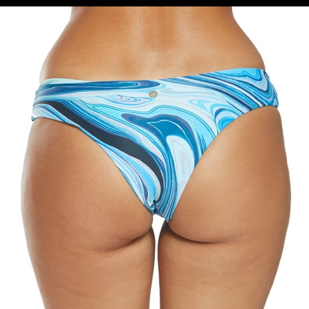 Speedo Hipster Bikini Bottom in Amalfi Blue size M - Picture 3 of 7